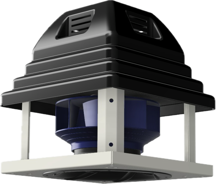 Horizontal Discharge Roof Fans for Explosive and Lightly Corrosive Environments