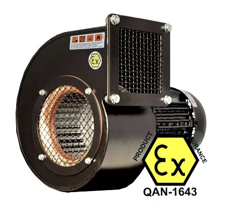 Patlayıcı Ortamlar için Radial Fanlar 