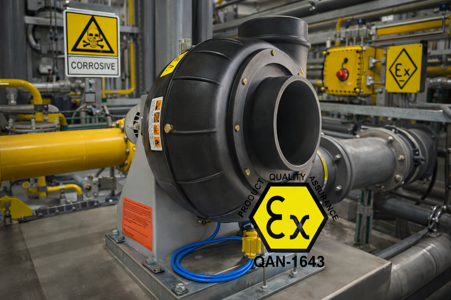 Centrifugal Fans for Explosive and Corrosive Environments