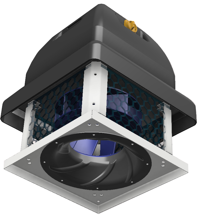 Patlayıcı Gazlar için Yatay Atışlı Çatı Fanı