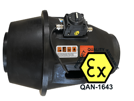 Patlayıcı ve Korozif Ortamlar için PP Kanal Fanları