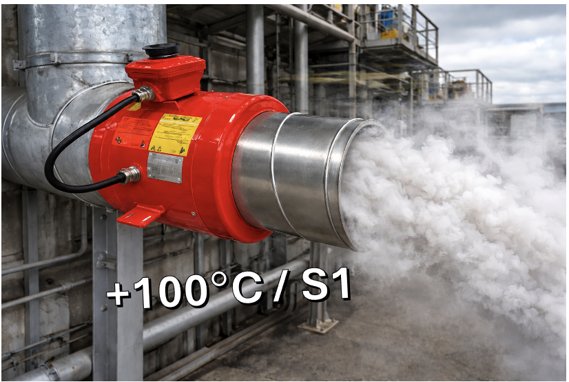 Duct Fans for +100°C Applications
