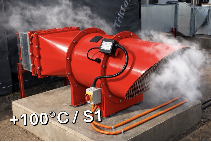 Duct Fans for +100°C Applications
